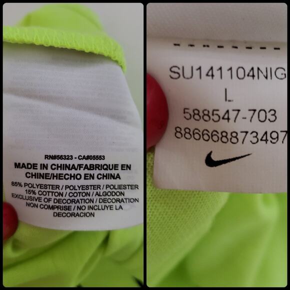 Nike | Running Dri Fit Neon Muscle Tee - Picture 6 of 6